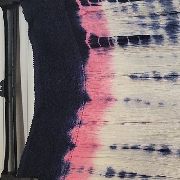 NWT Gypsies Blu gauze skirt L - Picture 2 of 5